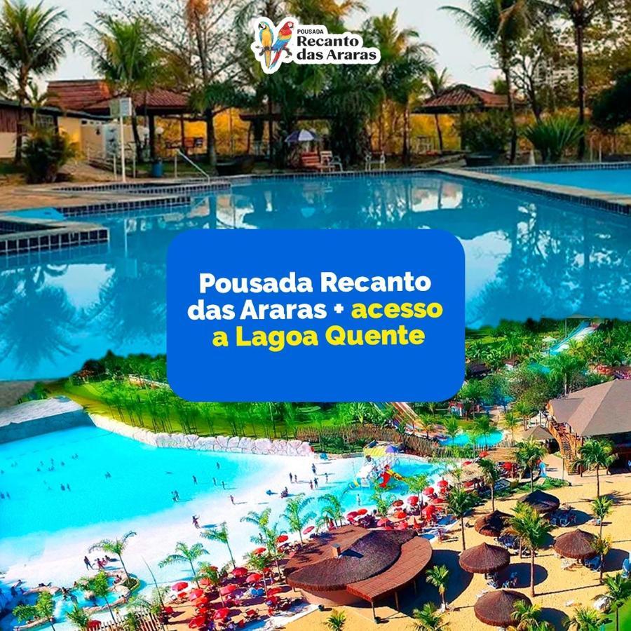 كلدس نوفاس Pousada Recanto Das Araras "Com Acesso Ao Lagoa Quente" المظهر الخارجي الصورة